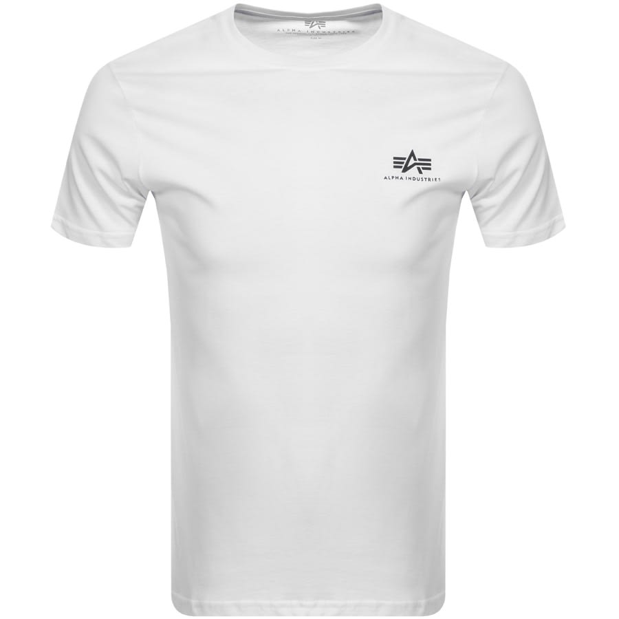 Alternative Image for ProductAlpha Industries Basic Logo T Shirt White1